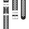 2 db szíj készlet Xiaomi Amazfit GTS / Amazfit GTS 2 telefonhoz, szilikon, fekete/szürke, 52697.02