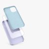 Tok Apple iPhone 12 Minihez, szilikon, lila, 52640.139