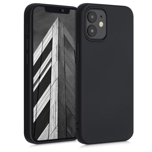 Tok Apple iPhone 12 Minihez, szilikon, fekete, 52711.47