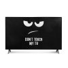 Porvédő 40 hüvelykes TV, Kwmobile, fekete/fehér, textil, 52796.01