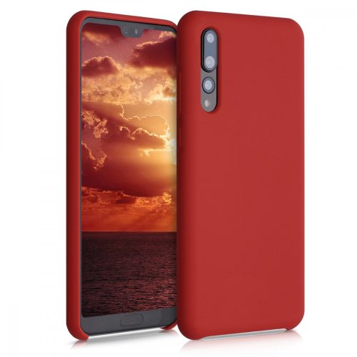 Huawei P20 Pro tok, szilikon, piros, 47706.20