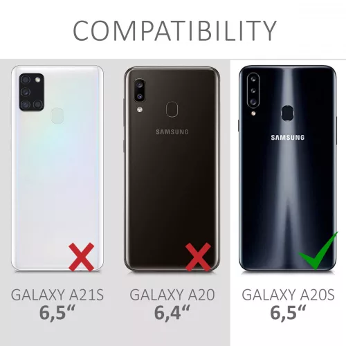Samsung Galaxy A20s tok, szilikon, rózsaszín, 52930.31