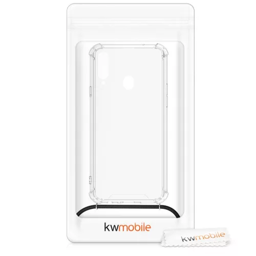 Samsung Galaxy A20s tok, szilikon, fekete, 52935.01