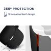 Fejhallgató tok JBL Tune 220TWS, Kwmobile, fekete, szilikon, 52994.01