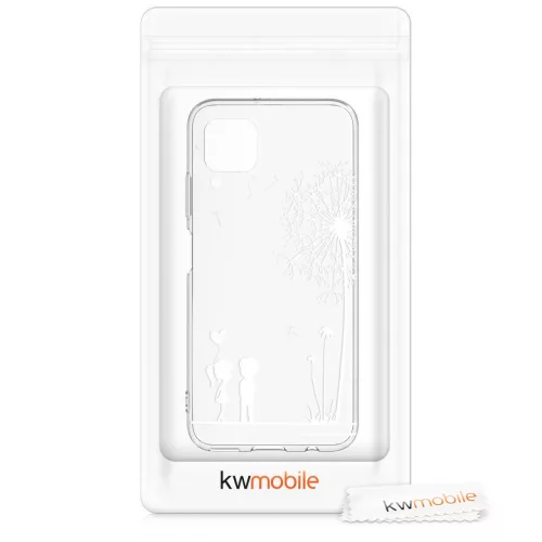 Huawei P40 Lite burkolat, szilikon, fehér, 52161.07