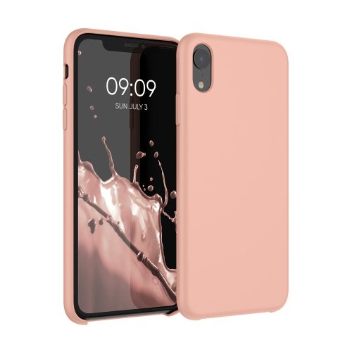 Apple iPhone XR tok, szilikon, rózsaszín, 45910.199
