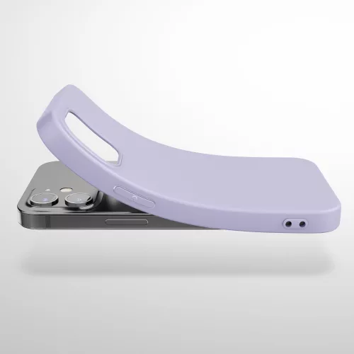 Tok Apple iPhone 12 Minihez, szilikon, lila, 53042.108