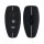 Ford autókulcs fedél - 3 gombos - Keyless Go, szilikon, fekete, 53133.03