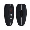 Ford autókulcs fedél - 3 gombos - Keyless Go, szilikon, fekete, 53133.03