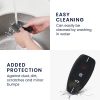 Ford autókulcs fedél - 3 gombos - Keyless Go, szilikon, fekete, 53133.03