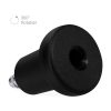 5 láb készlet irodai szék rúdhoz 11 mm, Kwmobile, fekete, nylon, 53197.02