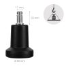 5 láb készlet irodai szék rúdhoz 11 mm, Kwmobile, fekete, nylon, 53197.02