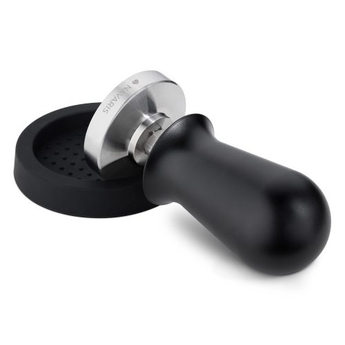 Navaris rozsdamentes acél tamper és alumínium fogantyú, 51 mm, Covoras, 51802.02.29