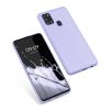 Kwmobile tok Samsung Galaxy A21s-hez, világoslila, szilikon, 52494.139