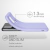Kwmobile tok Samsung Galaxy A21s-hez, világoslila, szilikon, 52494.139