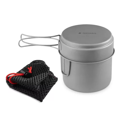 Navaris titán kemping edény és serpenyő készlet, 1100 ml és 450 ml, 53304.01