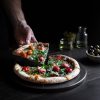 Piatra de pizza rotunda Navaris, 30.5 cm, cordierit glazurat, rezistenta 500°C, 51246.02.3