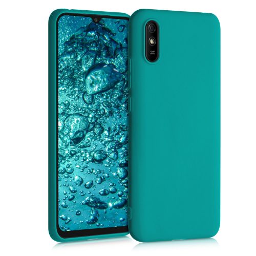 Xiaomi Redmi 9A tok, szilikon, zöld, 52847.57