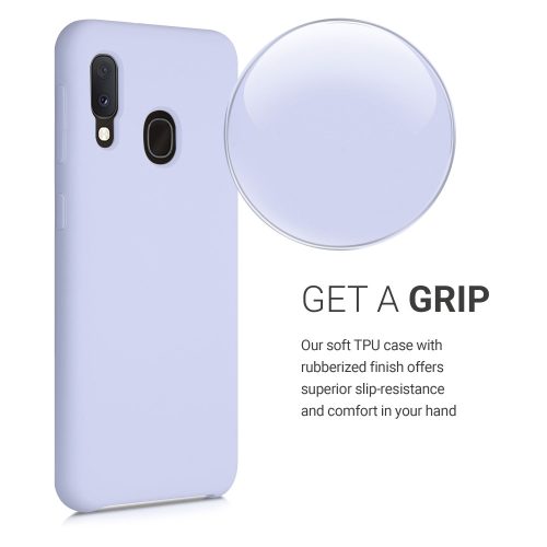 Samsung Galaxy A20e tok, szilikon, lila, 50052.139