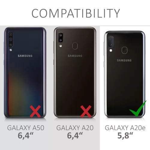 Samsung Galaxy A20e tok, szilikon, rózsaszín, 48738.167, kwmobile