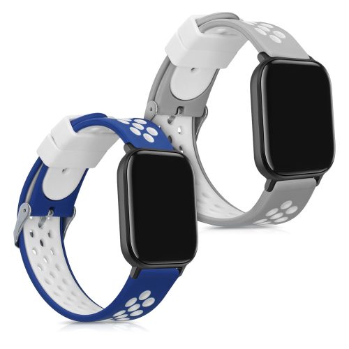 db pánt készlet Xiaomi Amazfit GTS / Amazfit GTS 2 telefonhoz, szilikon, kék/szürke, 52697.03