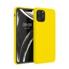 Apple iPhone 11 Pro tok, szilikon, sárga, 49726.163