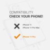 Apple iPhone 11 Pro tok, szilikon, sárga, 49726.163
