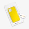 Apple iPhone 11 Pro tok, szilikon, sárga, 49726.163