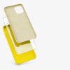 Apple iPhone 11 Pro tok, szilikon, sárga, 49726.163