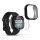 2 db-os burkolat Fitbit Versa 3 / Sense készülékhez, szilikon, fekete, 53390.02