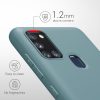 Samsung Galaxy A21s tok, szilikon, kék, 52494.207