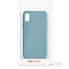 Apple iPhone X / iPhone XS tok, szilikon, kék, 42495.206