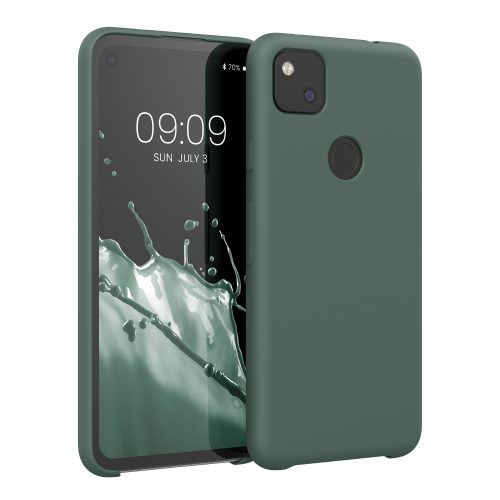 Google Pixel 4a tok, szilikon, zöld, 52549.171
