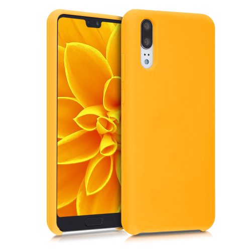 Huawei P20 tok, szilikon, narancs, 45689.180