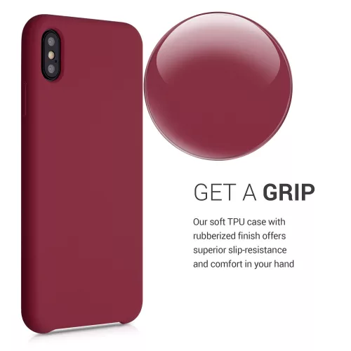 Apple iPhone XS Max tok, szilikon, lila, 45909.209