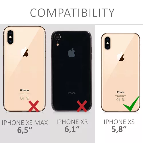 Apple iPhone X / iPhone XS tok, szilikon, bézs, 46313.204