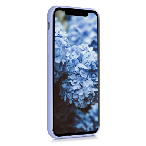 Apple iPhone X / iPhone XS tok, szilikon, lila, 42492.139