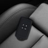 Renault / Dacia autókulcs burkolat - 4 gombos - Keyless Go, szilikon, fekete, 49769.11