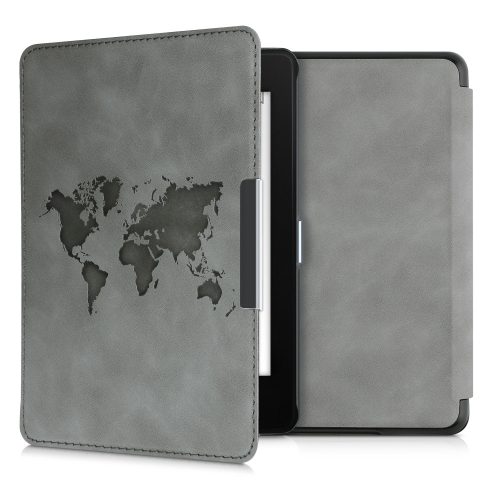 Kindle Paperwhite 10 tok, ökológiai bőr, szürke, 48975.13