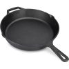 Navaris 30 cm-es öntöttvas mély serpenyő fogantyúval - 48585.01