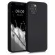 Tok Apple iPhone 12 / iPhone 12 Pro telefonhoz, szilikon, fekete, 53844.47