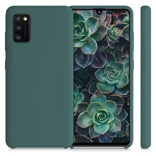 Samsung Galaxy A41 tok, szilikon, zöld, 52301.169