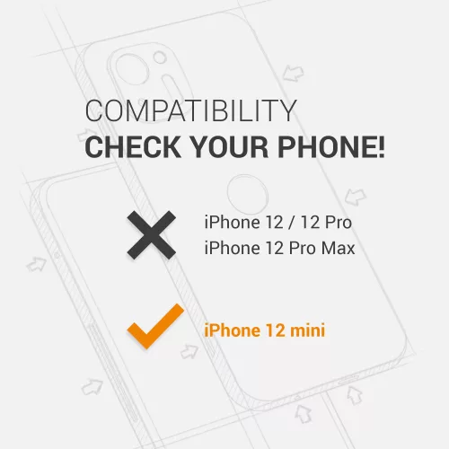 Apple iPhone 12 Mini tok, szilikon, átlátszó, 53887.21