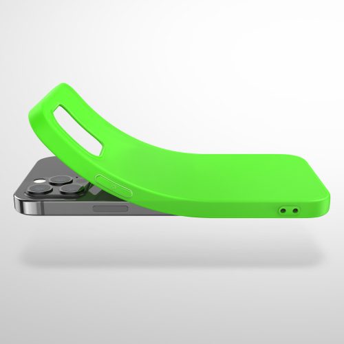 Apple iPhone 12 Pro Max tok, szilikon, zöld, 53941.44
