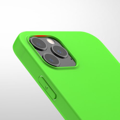 Apple iPhone 12 Pro Max tok, szilikon, zöld, 53941.44