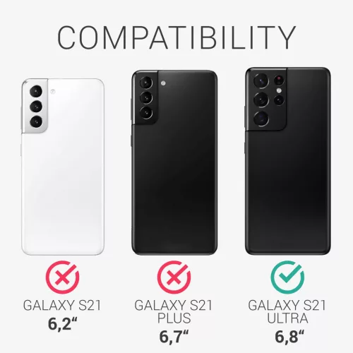 Samsung Galaxy S21 Ultra tok, szilikon, kék, 54074.58