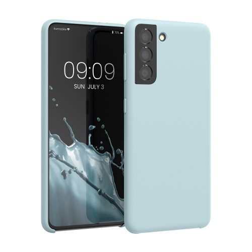 Samsung Galaxy S21 tok, szilikon, zöld, 54056.200