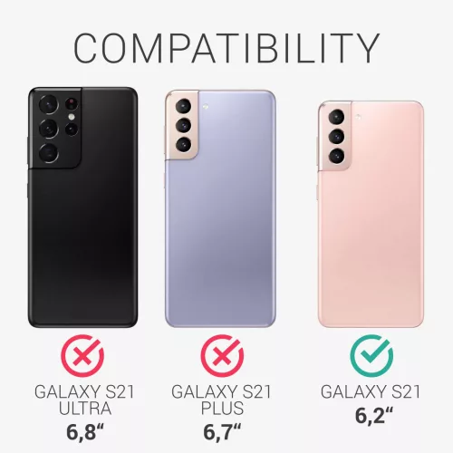 Huzat Samsung Galaxy S21, szilikon, többszínű, 54061.02