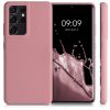Samsung Galaxy S21 Ultra tok, szilikon, rózsaszín, 54074.193, kwmobile
