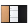 Tabla combinata Navaris, whiteboard, creta si pluta, magnetica, 70x50 cm, multicolor, pluta/MDF